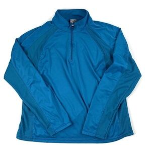 C9 Champion Womens 1/4 Zip Pullover Blue XL
